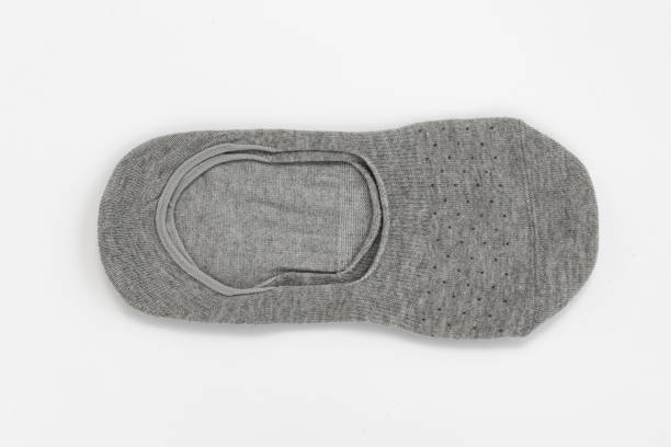 istock pair of short gray socks isolated on white 1358592196