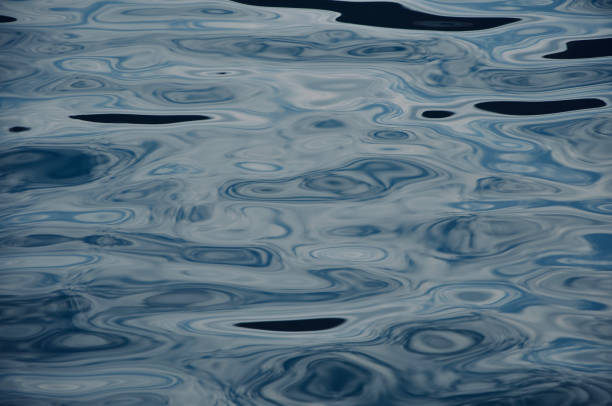 istock Water surface texture of deep blue sea. Soft waves, ripple water for background. 1358600363
