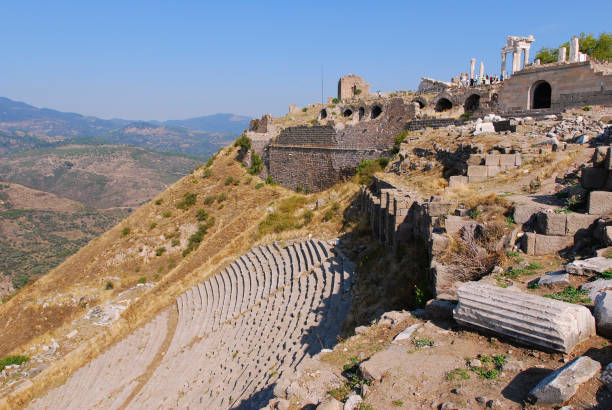 Amphitheater of Pergamum in Turkey.