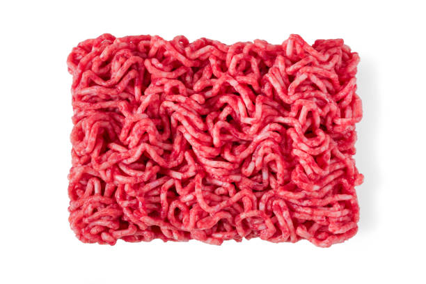 istock Minced meat in a briquette 1358610583