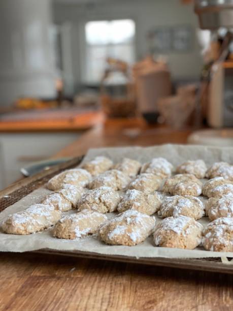 istock Ricciarelli almond cookies 1358615545