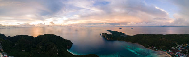 istock Koh Phi Phi Don Thailand, Drone aerial view of Maya Bay Koh Phi Phi Thailand 1358616596