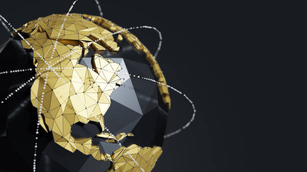 istock Abstract concept image of planet Earth 1358616690