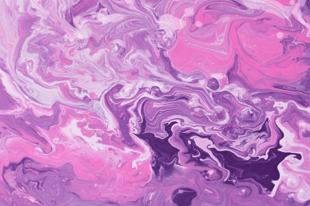 istock Defocused background with trendy purple color. Festive background. 1358617080