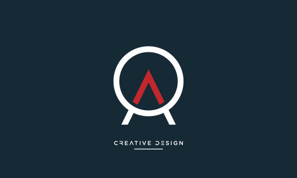 OA or AO Alphabet Letters Luxury Vector Design OA or AO Alphabet Letters Luxury Vector Design letter a logo stock illustrations