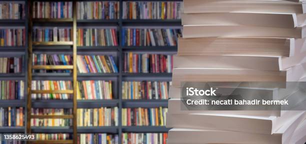 Stacks Of Papers Stock Photo - Download Image Now - Book, Publisher, Backgrounds