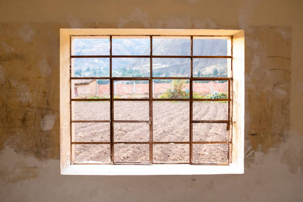 istock Window of a house in rural scene in Cusco Peru. 1358628208