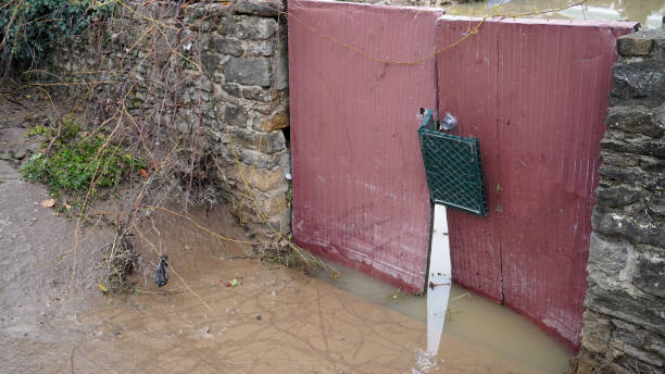 istock the iron gate bent from the flood 1358632013