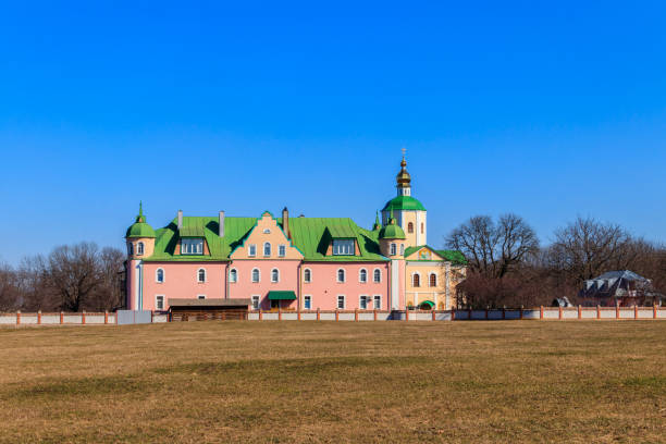 istock Holy Trinity Motroninsky convent in Kholodny Yar, Ukraine 1358634002