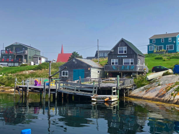 istock Peggy's Cove wharf side cabin 1358635125