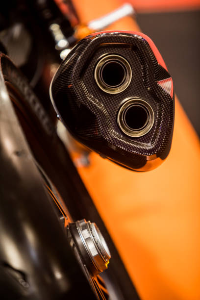 New motorcycle carbon exhaust pipe