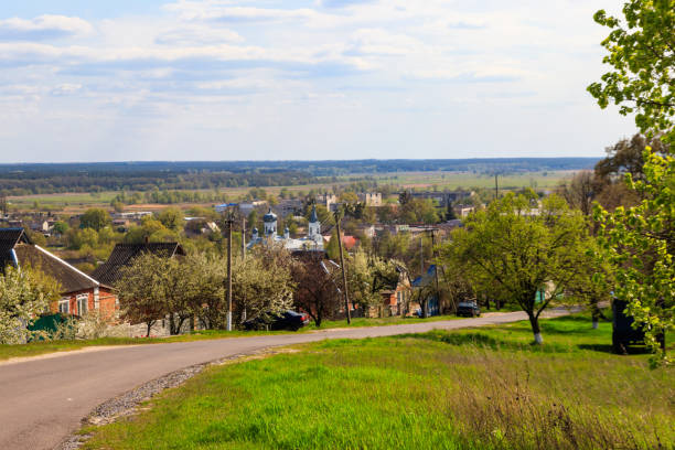 View on Krasnokutsk town in Ukraine