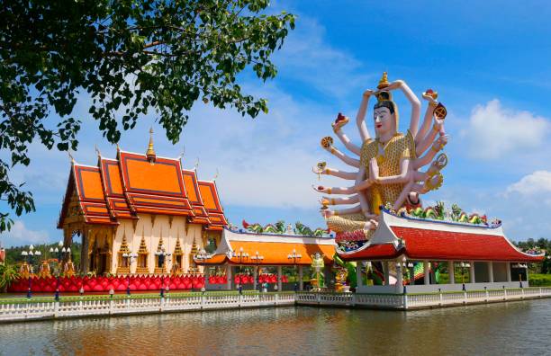 istock The Temple Wat Plai Laem, Ko Samui, Thailand, Asia 1358639272