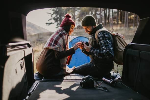 istock young couple make a Camping trip 1358642537