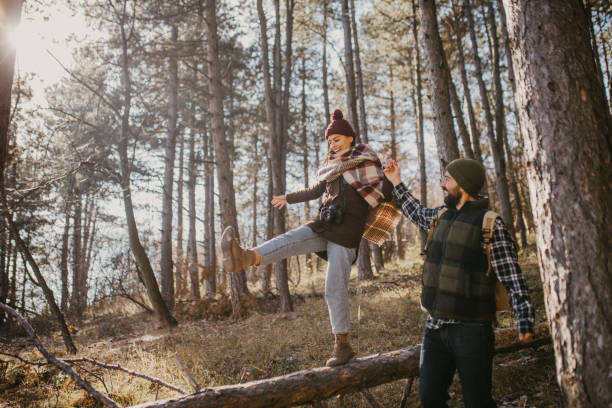 istock young couple make a Camping trip 1358642628