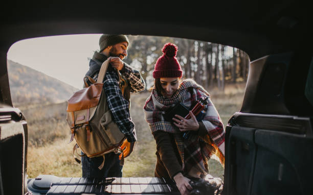 istock young couple make a Camping trip 1358642809