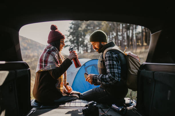 istock young couple make a Camping trip 1358642855