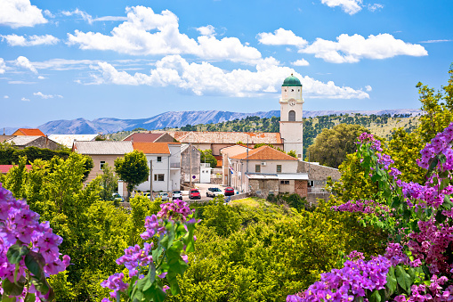 Historic town of Bribir in Vinodol valley view, Kvarner region of Croatia