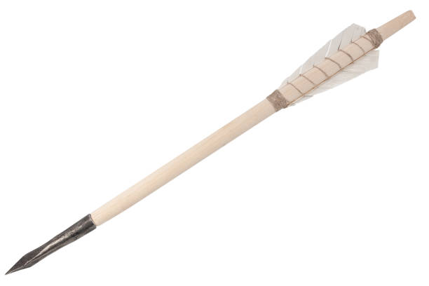 istock Wooden medieval crossbow bolt 1358652662
