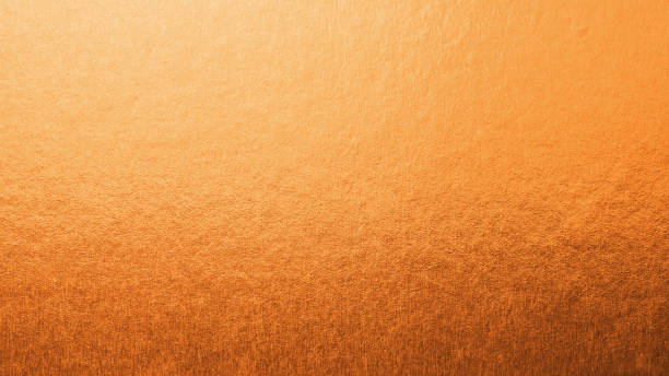 istock Copper gold background foil leaf metallic texture wrapping paper shiny orange for wallpaper decoration element 1358653577