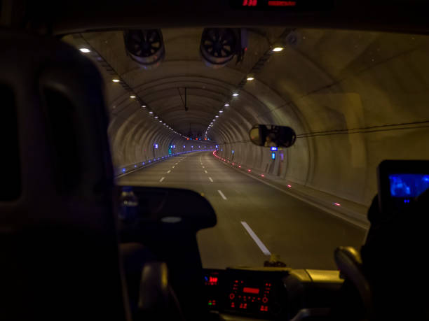 istock Traveling with motorbus destination is another city 1358656099