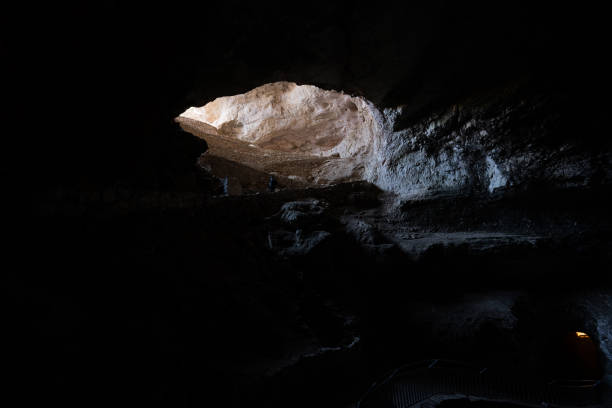 istock Looking Up To the Main Entry to Carlsbad Cavern 1358664820