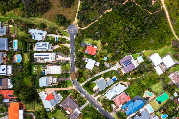 istock Sydney Suburb overhead perspective roof tops 1358665898