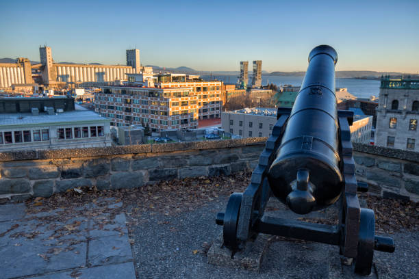 Quebec City Cityscape in early morning.