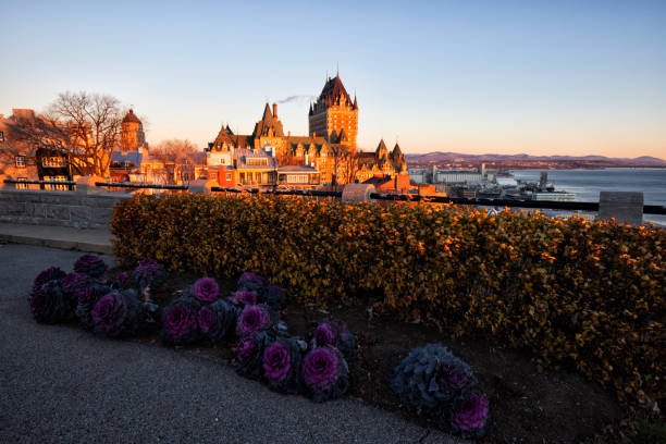 istock Quebec City Cityscape at sunrise, Canada 1358678434