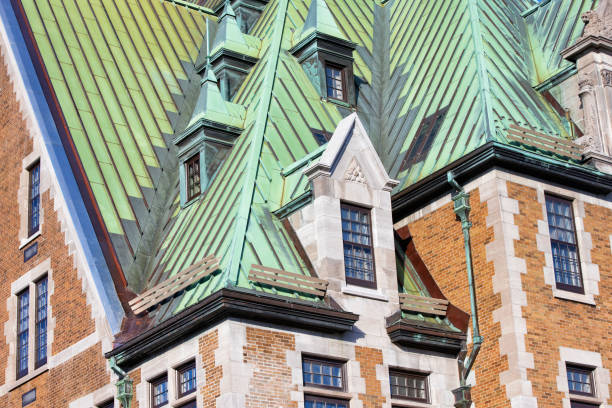 An old building in abstract in Quebec City.