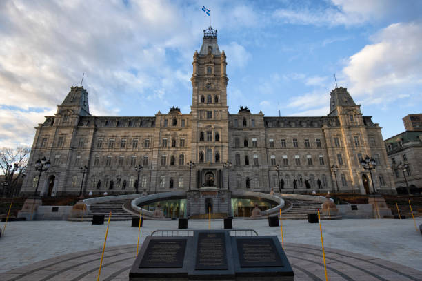 Parliament Building, Quebec City, Canada stock photo