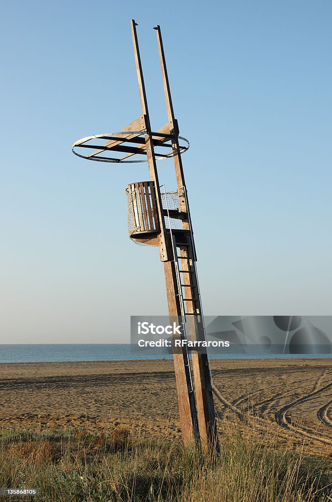 Watchtower en la playa - Foto de stock de Aire libre libre de derechos