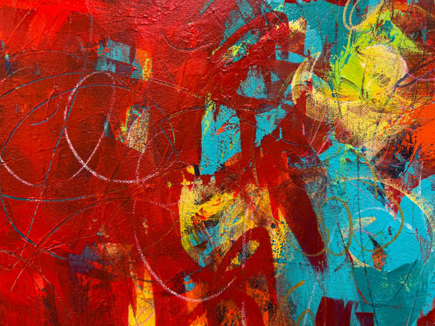 istock Abstract Acrylic Painting Textured Background 1358697555