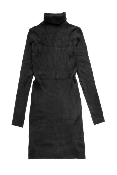 istock Black dress isolated 1358707345