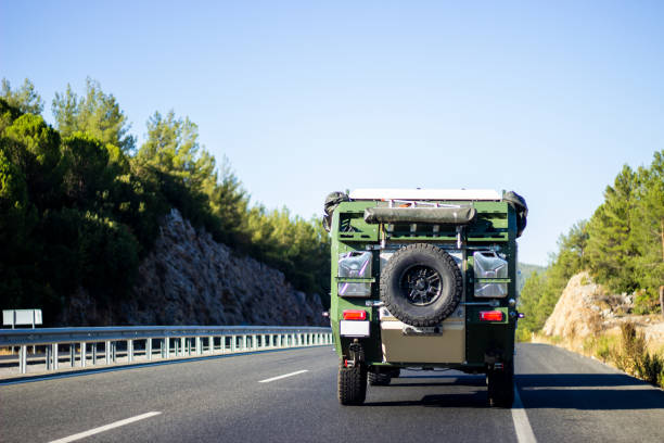 Caravan on the road