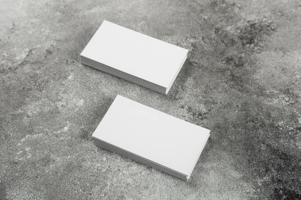 istock stack of business cards blank mockup on grunge background mocap for design 1358720048