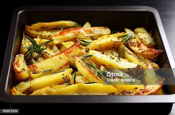 Baked Potatoes Stock Photo - Download Image Now - Baked, Baked Potato, Casserole