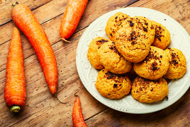 Vegan carrot cookies