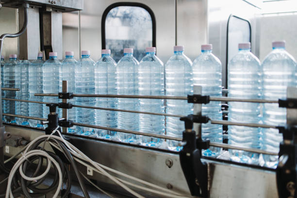 istock Water bottling factory 1358727923