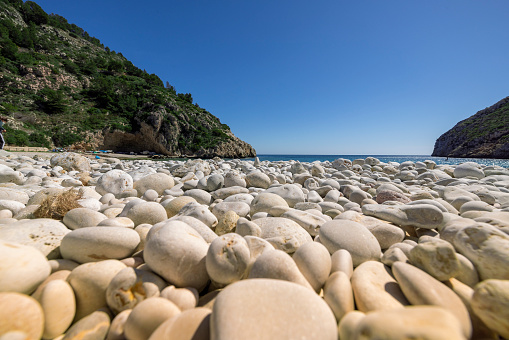 Got down low and put my camera on top of the pebbles to capture this shot.