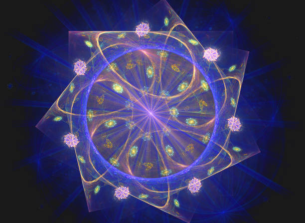 istock Symmetry abstract  color  fractal   pattern 1358735619
