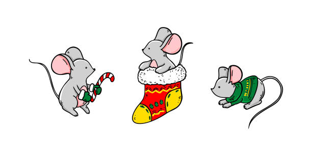 Raton Navidad Vectores Libres de Derechos - iStock Raton Navidad Vectores Libres de Derechos - iStock