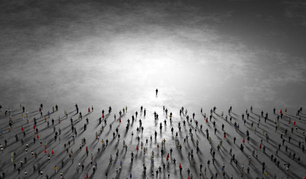 istock Crowd of people, diverse community 1358740567