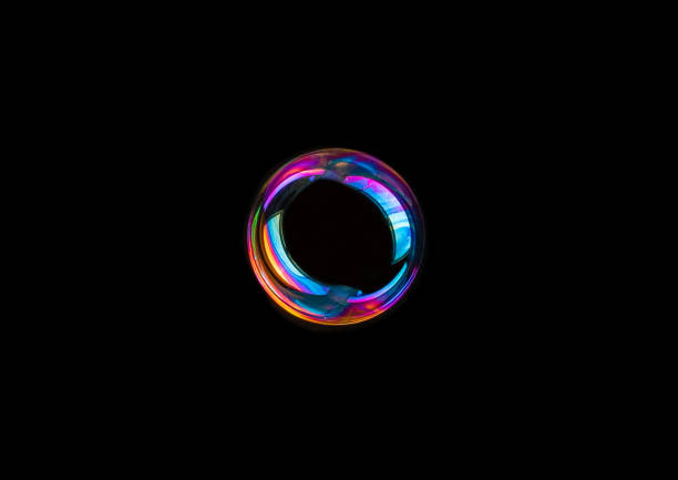 пузыри - soap sud bubble mid air circle стоковые фото и изображения