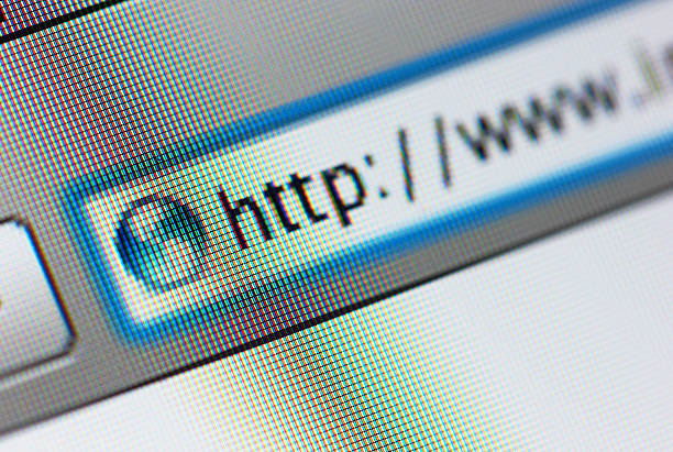 istock Close of a www Internet address 135874637