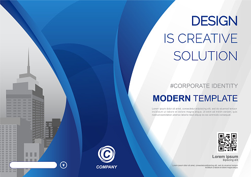 Template vector design for Brochure, Annual Report, Web design  Poster, Corporate Presentation, Flyer, layout modern  size horizontal, Easy to use and edit.
