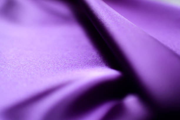 istock Purple satin fabric background 1358764908