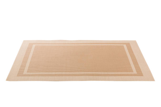 istock Empty Asian Food Background. place mat on wooden background perspective view with copy space flat lay 1358765559