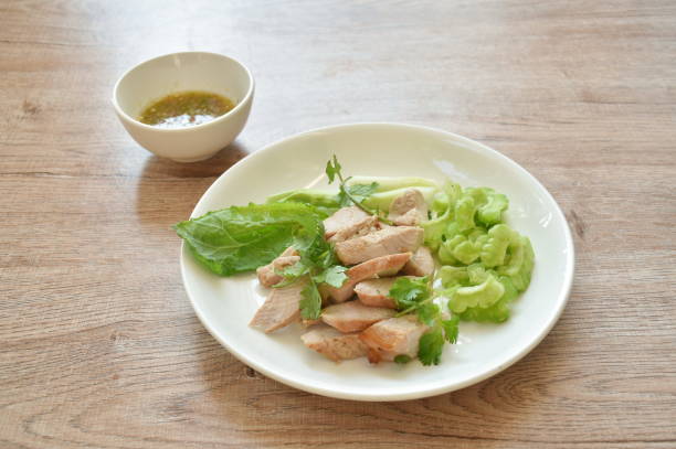 istock roasted pork slice dressing with lime garlic and chili sauce salad 1358766208