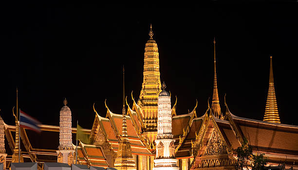 istock Wat Phra Kaew in Bangkok at night 135877253